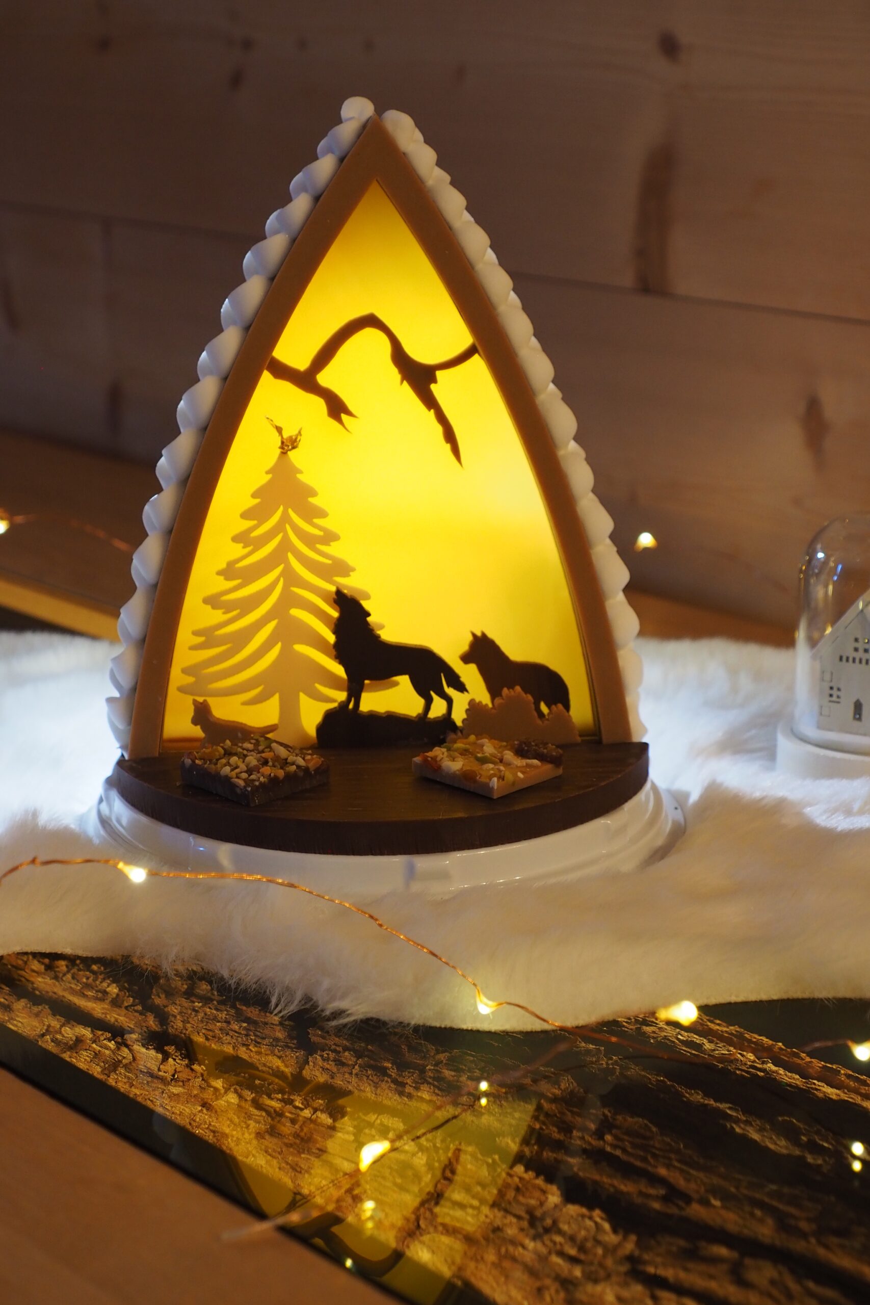 Paysage meute de Loups