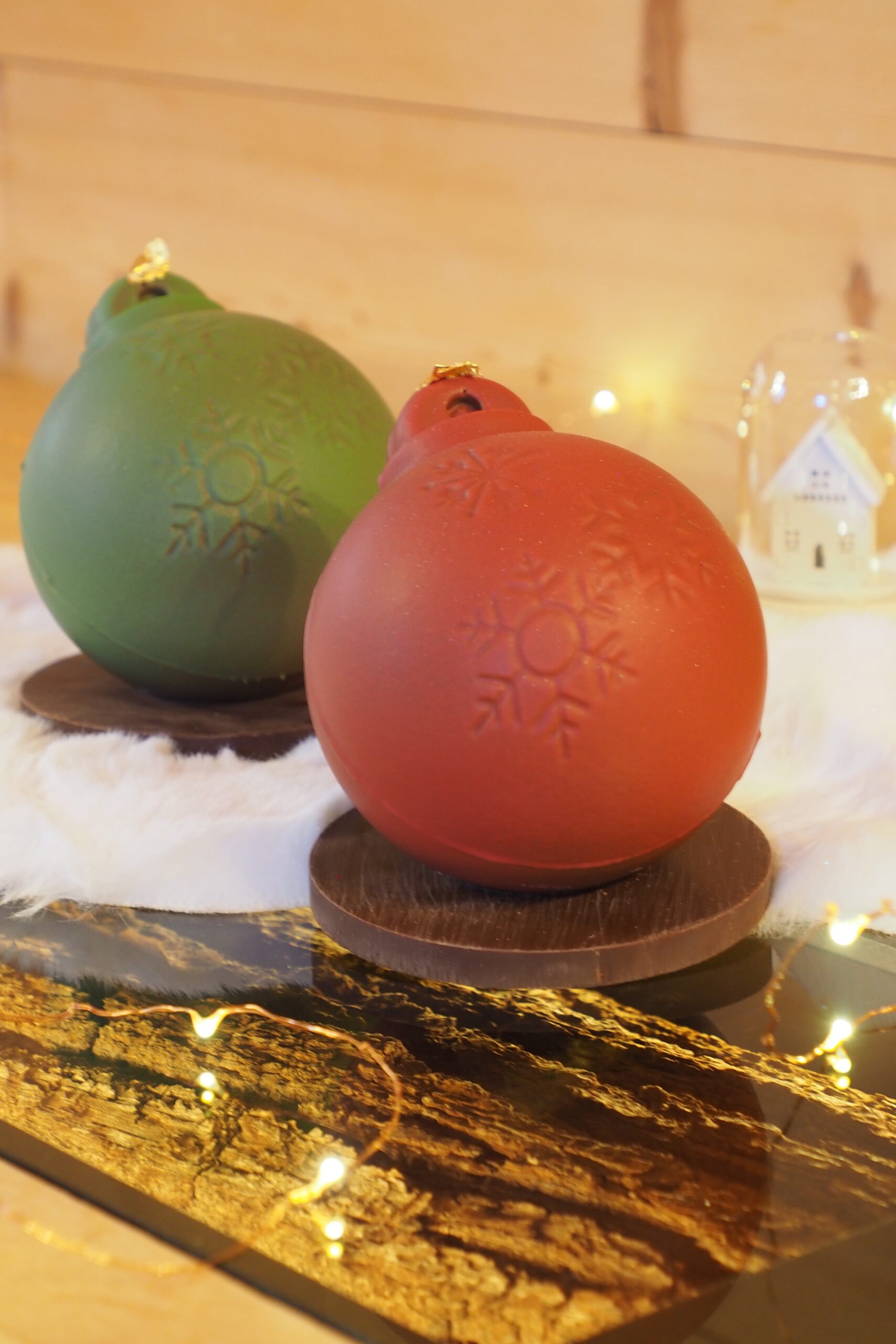 Grosse boule de Noël (Garni de mendiants)